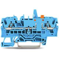 2002-1674401-000 WAGO 2002-1674/401-000 TOPJOB S Series Blue, 2.5mm², 1-Level, Push In Termination, ATEX, CSA, IECEx