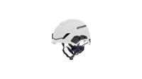 10212394 MSA Safety White Safety Helmet with Chin Strap, Ventilated