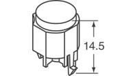 k12pbk15n C & K K12 Series Push Button Switch, (On)-Off, Surface Mount, 1NO, 30V dc, IP40