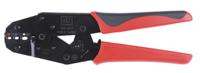 399-2019 RS PRO Hand Ratcheting Crimp Tool for Insulated DIN terminals red, blue, yellow, 0.75 → 6mm² Wire