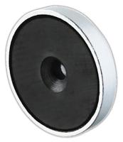 e887 Eclipse Pot Magnet 20mm Hole Ferrite, 2.7kg Pull