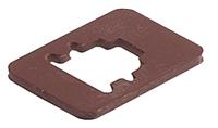 733273002-gmn-209-3-nbr-light-brown Hirschmann Flat Gasket for use with GMN series cable socket