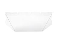 10154949 MSA Safety Clear PC Face Shield with Brow Guard , Resistant To Chemical splash, Impact