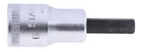 02050006 STAHLWILLE 3/8 in Drive Bit Socket, Hex Bit, 6mm, 52 mm Overall Length