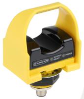 stbvp6q5 Banner 1 Button Self-Checking Optical Touch Buttons, Black, Yellow, STB Series