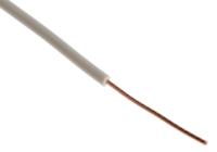 183-9225 RS PRO White 0.5mm² Hook Up Wire, 1/0.8 mm, 100m, PVC Insulation