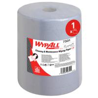 7301 Kimberly Clark WypAll L20 General Clean () Rolled Blue Paper Towel, 330 x 380mm, 2-Ply, 500 Sheets