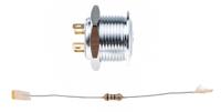 175-8731 RS PRO Illuminated Push Button Switch, Momentary, Panel Mount, 16mm Cutout, SPST, Blue LED, 36V dc, IP67