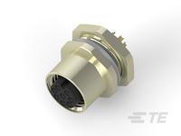 t4133012081-000 TE Connectivity Circular Connector, 8 Contacts, Front, M12 Connector, Socket, Female, IP67, M12 Series