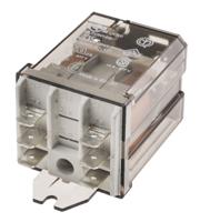 628280240300 Finder Flange Mount Power Relay, 24V ac Coil, 16A Switching Current, DPST