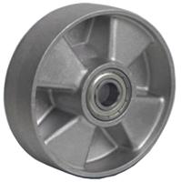 39008cc LAG Grey Aluminium High Temperature Resistant, Low Rolling Resistance Trolley Wheel, 150kg