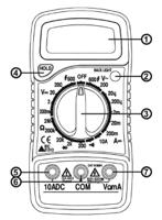 296-684 RS PRO Digital, LCD Digital Multimeter, 10A dc Max, 600V ac Max - RS Calibrated
