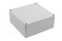 1554q2gy Hammond 1554 Series Polycarbonate Enclosure, IP68, 5.51 x 5.51 x 2.36in