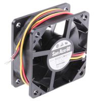 9s0612m4011 Sanyo Denki San Ace 9S Series Axial Fan, 12 V dc, DC Operation, 24m³/h, 840mW, 70mA Max, 60 x 60 x 25mm