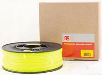832-0305 RS PRO 2.85mm Fluorescent Yellow PLA 3D Printer Filament, 1kg