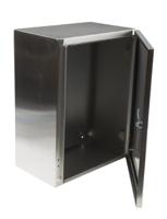 842-8342 RS PRO 304 Stainless Steel Wall Box, IP66, 400 mm x 300 mm x 200mm