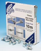 mb1708 Jubilee 25 Piece Steel Banding Handy Pack Banding Kit, 9.5 → 12mm and 35 → 50mm Inside Diameter