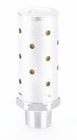 mb003b Norgren MB Aluminium, Brass 20bar Pneumatic Silencer, Threaded, R 3/8 Male