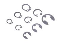 523-165 890 piece E Type, External, Internal Steel Circlip Kit for 1.7 → 12 mm, 3 → 12 mm, 8 → 12 mm Shaft