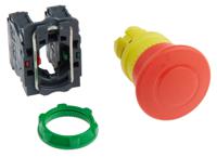 xb5at845 Schneider Electric Harmony XB5 Series Pull Release Emergency Stop Push Button, Panel Mount, 22mm Cutout, SPDT, IP66,