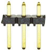 tlw-103-05-g-s Samtec TLW Series Straight Through Hole Pin Header, 3 Contact(s), 2.54 mm Pitch, 1 Row, Unshrouded
