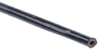 668-1223 RS PRO Expandable Braided Silicone Rubber Glass Black Cable Sleeve, 2mm Diameter, 1m Length