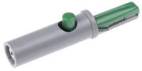 930126104 Hirschmann Test & Measurement Crocodile Clip, Brass Contact, 6A, Green