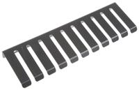 4408pom Pomona 4408/POM Black Test Lead Holder, 10 Slots, 8.13mm Cable Dia.