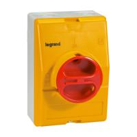 0-221-82 Legrand 4 Pole Switch Disconnector - 20A Maximum Current, 8kW Power Rating, IP65