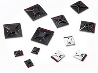 151-01561-mb5apt-i-pa66-bk HellermannTyton Self Adhesive Black Cable Tie Mount 38 mm x 38mm, 10mm Max. Cable Tie Width