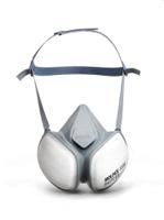 5230 Moldex Compact Series Half-Type Respirator Mask with Replacement Filters, Hypoallergenic