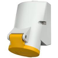 100 MENNEKES IP44 Industrial Interlock Socket 3P, Earthing Position 4h, 16A, 110 V