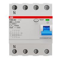 2csf204023r1400-f204-ac-40003-l ABB RCCB, 40A, 4 Pole