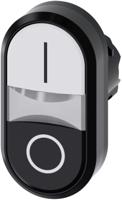 3su1001-3ab61-0ak0 Siemens SIRIUS ACT 3SU10 Series Black/White Momentary Push Button Head, 22mm Cutout, IP66, IP67, IP69K
