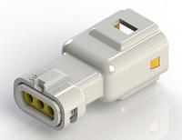 560-003-000-110 EDAC Wire to Wire Connector Cable Mount Plug, 3P, Crimp Termination, 3A, 250 V