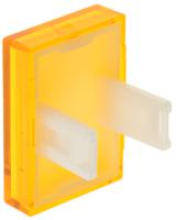 31-9034 EAO Yellow Rectangular Push Button Lens for Use with 31 Series