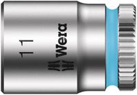 05003510001 Wera 1/4 in Drive 11mm Standard Socket, 6 point, 23 mm Overall Length