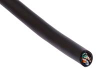 1300500014 Brad from Molex, 2m Cat5e, Black RJ45 to Male Unterminated, F/UTP Shielded, Terminated PUR Sheath