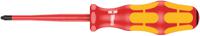 05006460001 Wera Pozidriv Insulated Screwdriver, PZ1 Tip, 80 mm Blade, VDE/1000V, 178 mm Overall