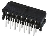 43045-1400 Molex Micro-Fit 3.0 Series Right Angle Through Hole PCB Header, 14 Contact(s), 3 mm Pitch, 2 Row, Shrouded