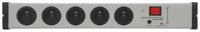 0206x02052300 Bodo Ehmann Type E - French 5 Gang Power Distribution Unit, 16A, 250 V, Surge Protected