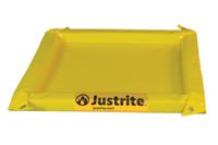 jen28414yl Justrite PVC Spill Berm for Spill Control, 19L Capacity