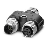 1419933 Phoenix Contact 5 Pole M12 Socket to 5 Pole M12 Female, Male Adapter