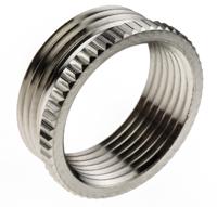 52104240 Lapp Cable Gland Adaptor, M25 Exterior Thread, PG16 Interior Thread, Nickel Plated Brass, SKINDICHT Series