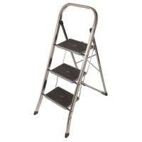 217-803 RS PRO 3 Tread Aluminium Steps 0.69m Platform Height, Aluminium