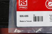 606-686 RS PRO Standoff, M3 x M3 Thread, 10mm Body, Brass, Male/Female, 8mm Stud