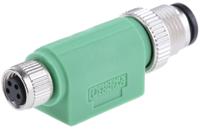 1519765 Phoenix Contact 4 Pole M12 Plug to 4 Pole M8 Socket Adapter