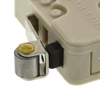 d459-v3ra ZF Short Roller Lever Micro Switch, Tab Terminal, 16 A @ 250 V ac, SPDT