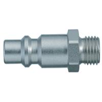 30sfaw13sxn Legris Nickel Plated Steel Male Pneumatic Quick Connect Coupling, BSPP 1/4 in Male Male Thread