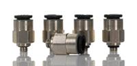 3101-06-19 Legris LF3000 Series Straight Threaded Adaptor, M5 Male to Push In 6 mm, Threaded-to-Tube Connection Style